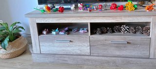 Mueble TV y vitrina de salón