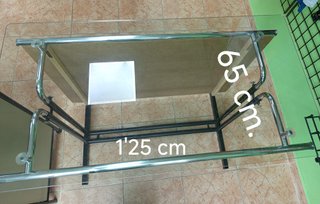 MOSTRADOR altura regulable, con barras extensibles