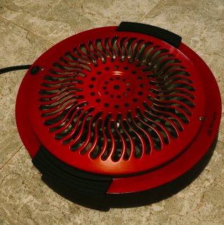 Brasero Eléctrico Rojo Orbegozo