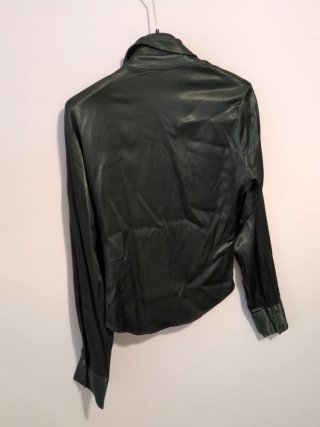 Camisa Zara verde botella