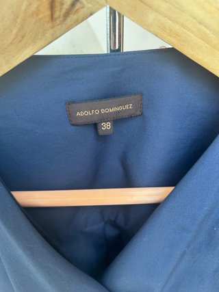 Camisa Adolfo Domínguez cruzada azul Talla M