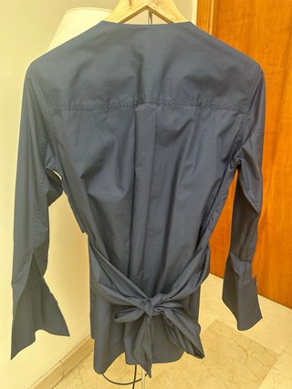 Camisa Adolfo Domínguez cruzada azul Talla M