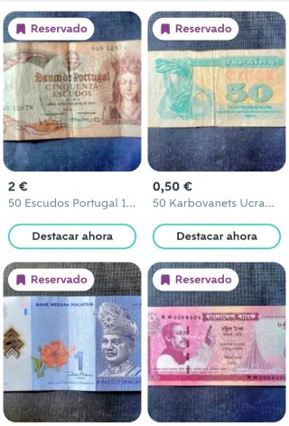 Lote de billetes para Max