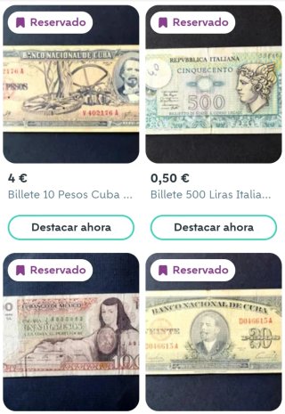 Lote de billetes para Max