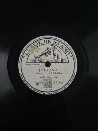 Disco de Piedra BONICA i JOGUINA La Voz de su Amo