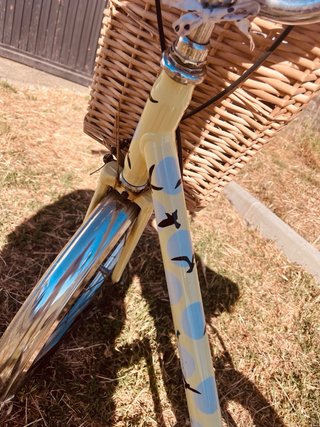 Bicicleta Vintage Paseo Cesta Mimbre