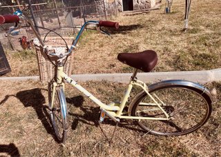 Bicicleta Vintage Paseo Cesta Mimbre