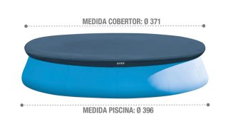 Cubierta Piscina Intex 396 cm