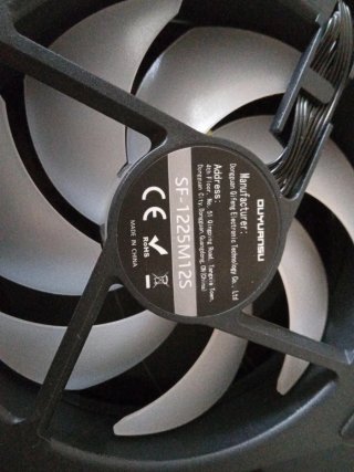 Ventilador PC Torre Negro