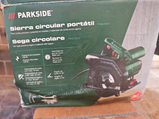 Sierra Circular Parkside Portátil 750W