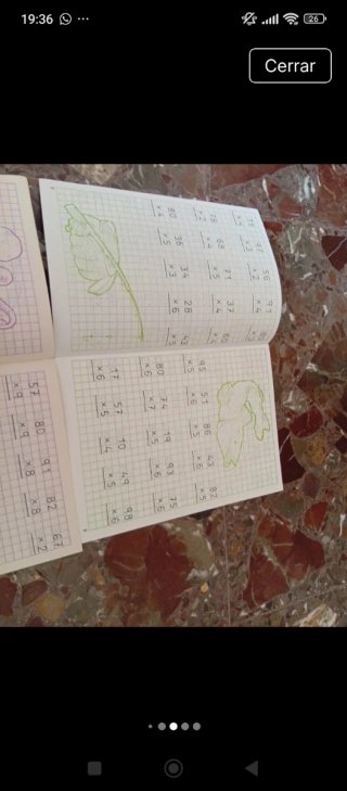 Cuadernos tipo Rubio para niños