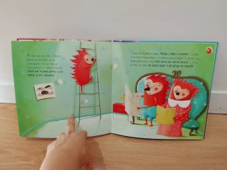 Libro infantil  El erizo que no se quería pinchar
