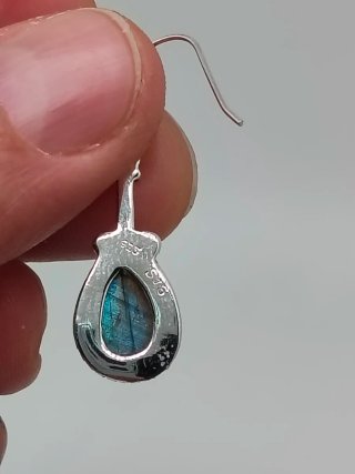 Pendientes Plata 925 y Labradorita