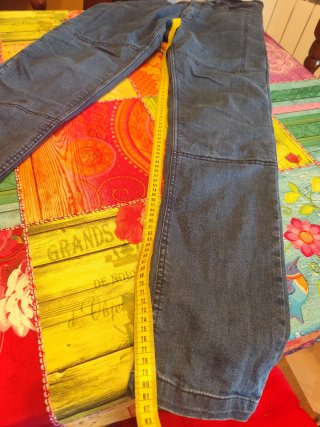 Pantalón vaquero moto hombre Talla 42