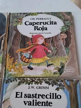Lote de 5 cuentos clásicos infantiles