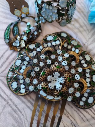 Traje de gitana hecho a mano