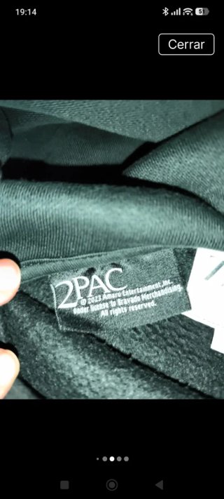 Sudadera 2Pac Negra