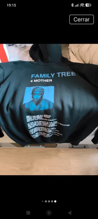 Sudadera 2Pac Negra