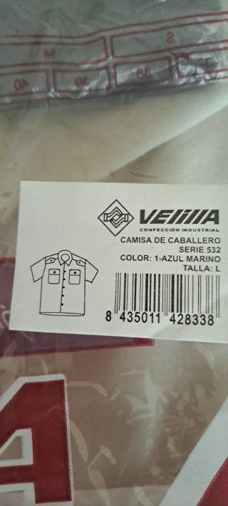 Camisas de trabajo azul marino VEIIIA