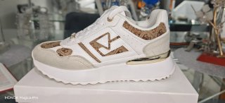 Deportivas Guess Mujer Talla 40 Beige/Marrón