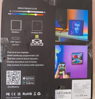 Pantalla LED Pixel 64x64 Art Retro
