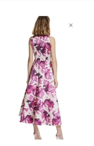 Vestido Midi Carolina Herrera flores Talla 10