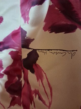 Vestido Midi Carolina Herrera flores Talla 10