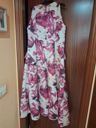 Vestido Midi Carolina Herrera flores Talla 10