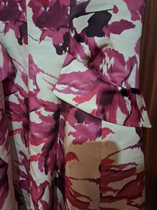 Vestido Midi Carolina Herrera flores Talla 10
