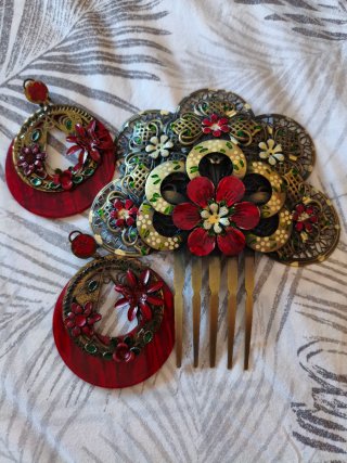 Traje de flamenca hecho a mano