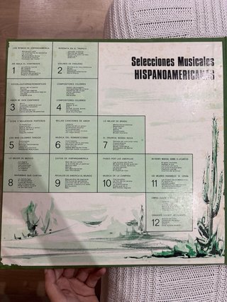Selecciones Musicales Hispanoamericanas 12 Vinilos