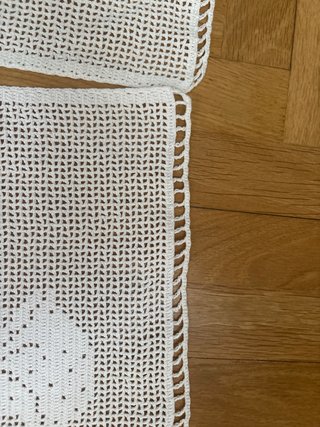 Tende corte vintage anni '40-'50 fatte a mano
