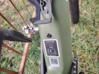 LOOK E765 Gravel Bici Corsa Verde con bat