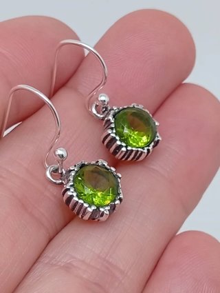 Pendientes Plata 925 y Peridoto