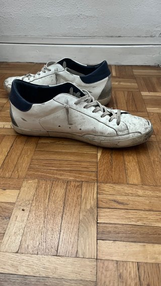 Golden Goose Superstar Hombre Azul y blancas
