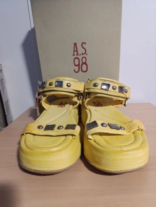Sandalias A.S.98 Talla 38 Amarillas