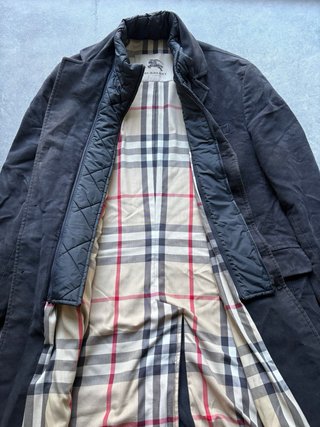 Cappotto Burberry Uomo XXL Nero Nuovo originale