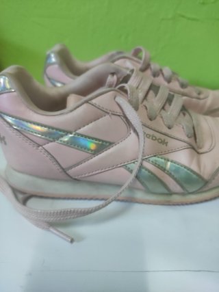 Zapatillas Reebok Niña Rosa y Plateadas