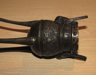 Antiguo quemador incensario pebetero chino no tapa