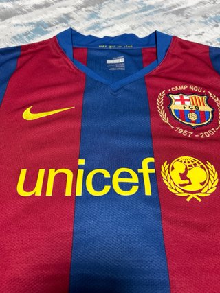 Camiseta FC Barcelona 2007/2008 Talla L Infantil
