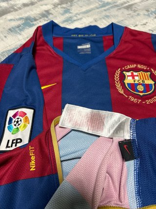 Camiseta FC Barcelona 2007/2008 Talla L Infantil