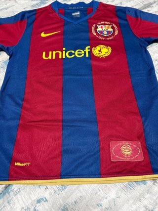 Camiseta FC Barcelona 2007/2008 Talla L Infantil
