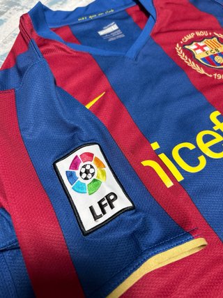 Camiseta FC Barcelona 2007/2008 Talla L Infantil