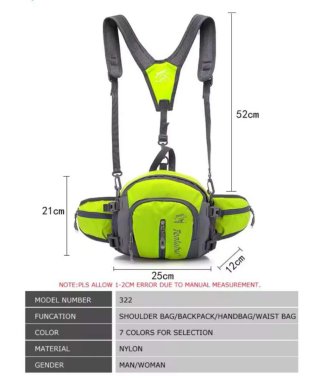 Riñonera deportiva Azul/Gris