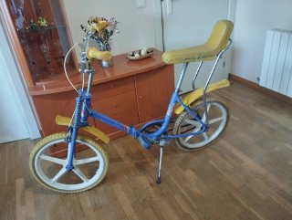 Bicicleta GAC Motoretta Clásica Azul