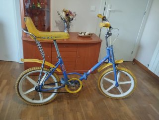 Bicicleta GAC Motoretta Clásica Azul