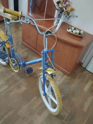 Bicicleta GAC Motoretta Clásica Azul