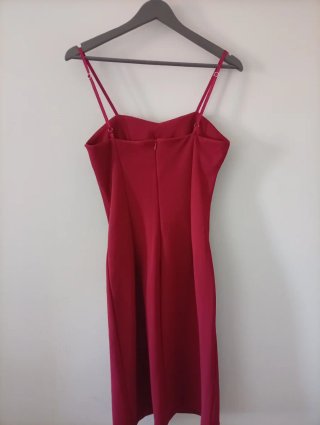 Vestido granate botones dorados Talla M