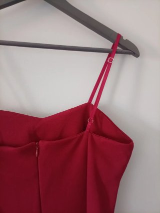 Vestido granate botones dorados Talla M