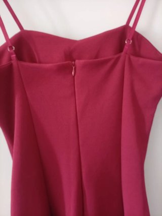 Vestido granate botones dorados Talla M